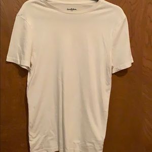 Plain white tee shirt